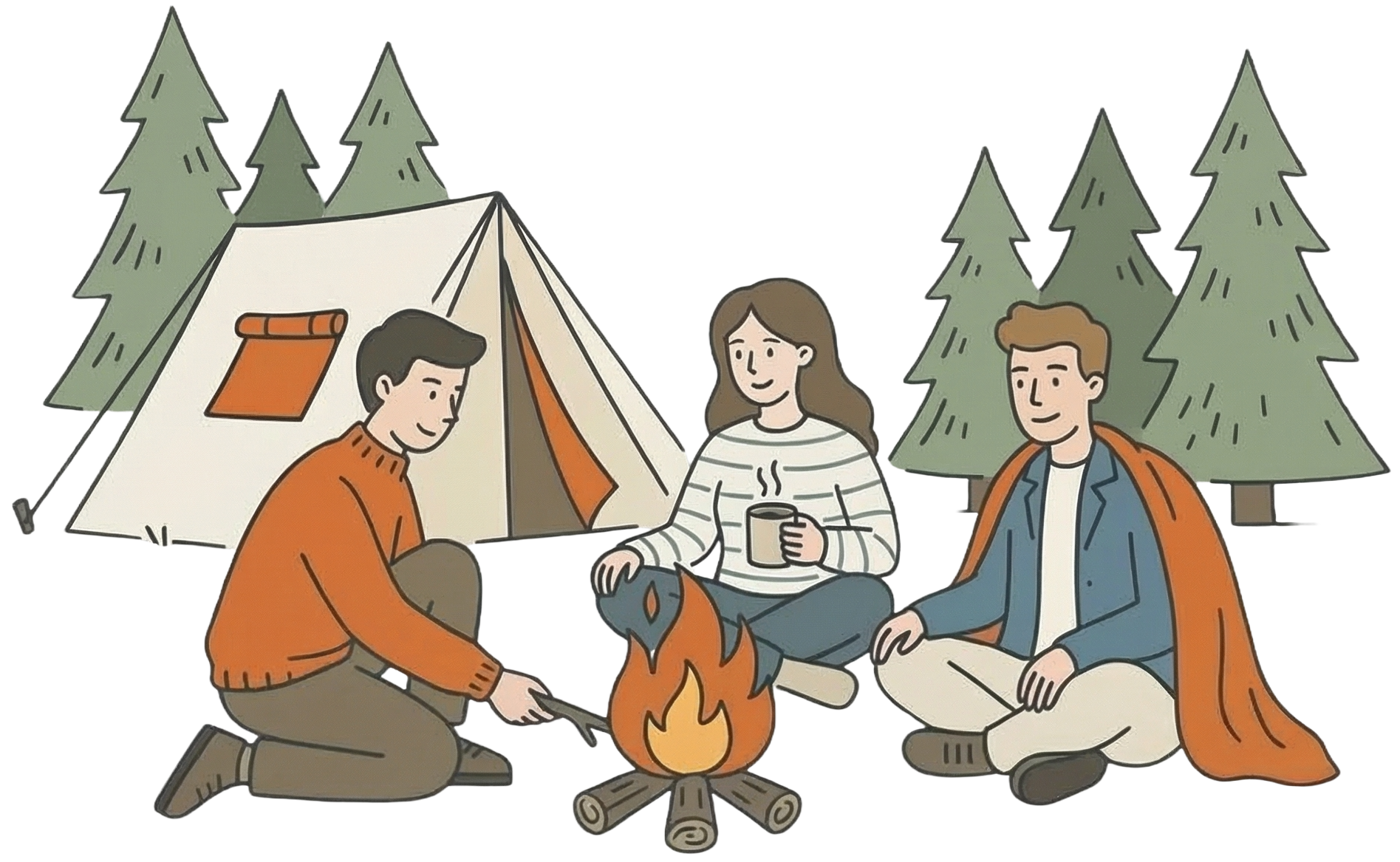 Camp illustration